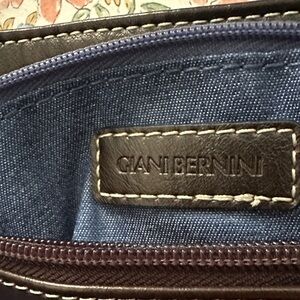 Giani Bernini Blue and Brown  women purse great for elegant night